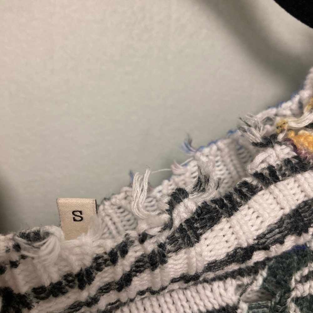 R13 Chained Zebra Sweater. Size Small - image 7